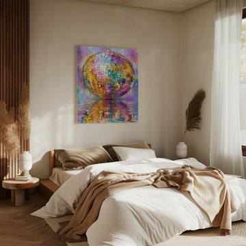 Sparkling Disco Reflections | Canvas - Room Interior 2