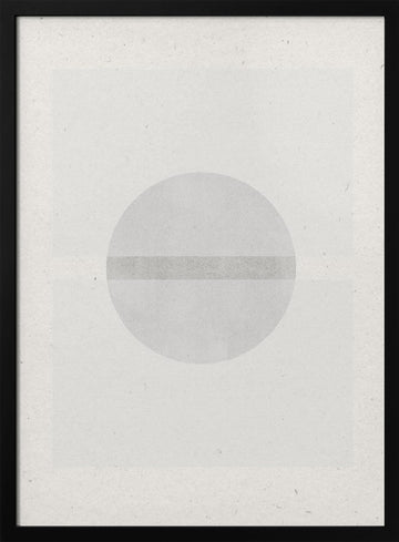 Silent Equilibrium | Poster - Black Metal Frame Interior