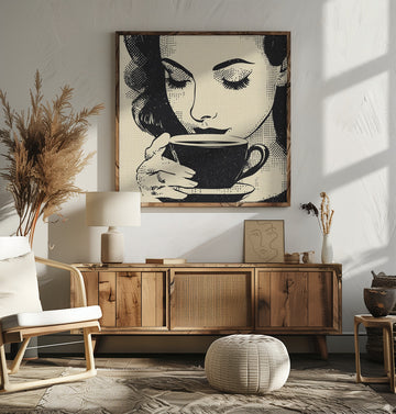 Morning Coffee Moment | Poster - Room Interior 2