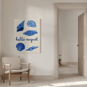 Hello August Shells | Canvas - Room Interior 1