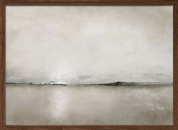 Sunlight Bay | Poster - Walnut Frame Interior
