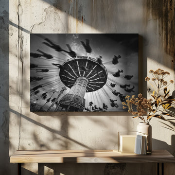 Dynamic Carnival Swings | Canvas - Room Interior 2