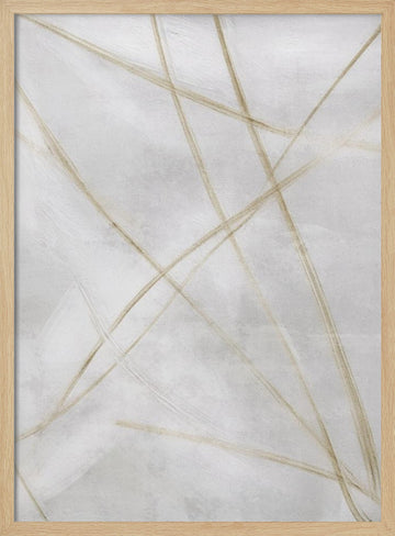 Gestual #1 | Poster - Wood Frame Interior