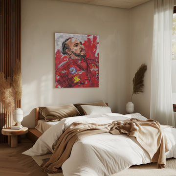 Red Suit Driver | Canvas - Room Interior 2