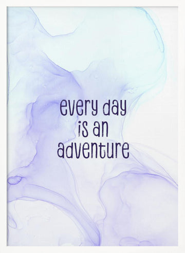 Everyday Adventure Abstract | Poster - White Frame Interior