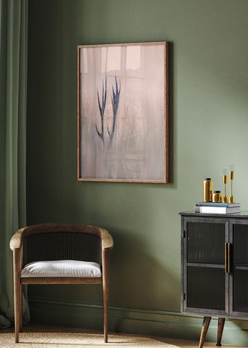 Ethereal Deer Antlers | Poster - Room Interior 2