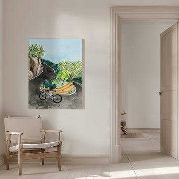 Scenic Mountain Cycling | Canvas - Room Interior 1