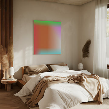 Dreamy Color Gradient | Canvas - Room Interior 2