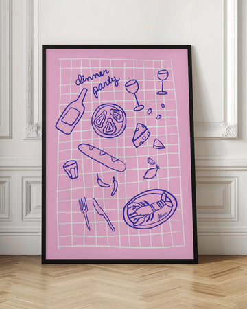 Dinner Party | Poster - Room Interior 1