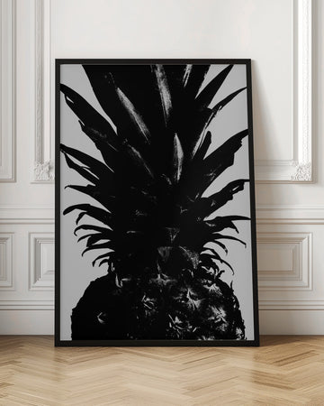 Bold Black Pineapple | Poster - Room Interior 1