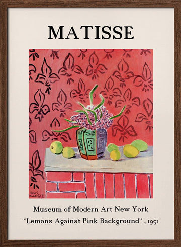 Vibrant Floralscape | Poster - Walnut Frame Interior