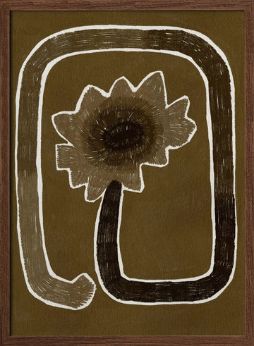 Delicate Bloom 1 | Poster - Walnut Frame Interior