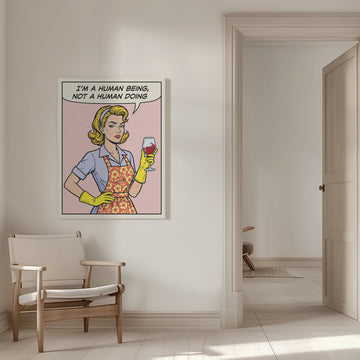 Human Being Pop Art | Canvas - Room Interior 1