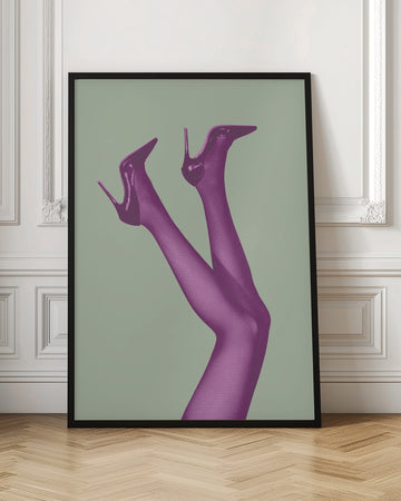 Vibrant Purple Legs | Poster - Room Interior 1