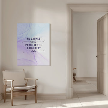 Dark Nights Bright Stars | Canvas - Room Interior 1