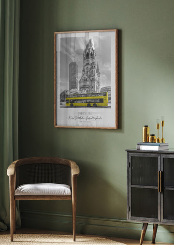 Berlin Memorial Church Bus | Poster - Room Interior 2