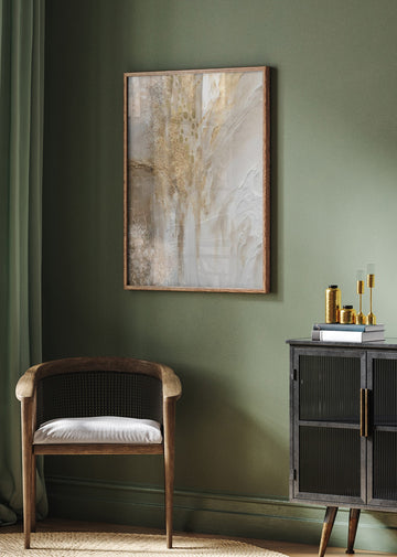 Sparkling Gold Abstract | Poster - Room Interior 2