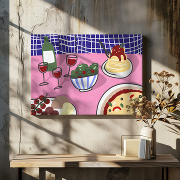 Cozy Italian Dinner | Canvas - Room Interior 2
