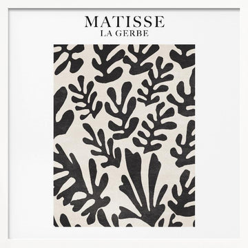 Leafy Shadows Dance | Poster - White Frame Interior