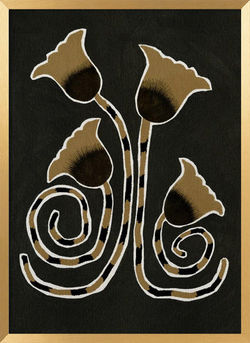 Delicate Bloom 9 | Poster - Gold Frame Interior