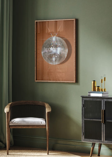 Sparkling Disco Ball | Poster - Room Interior 2