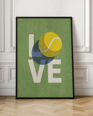 Tennis Love Court | Poster - Room Interior 1