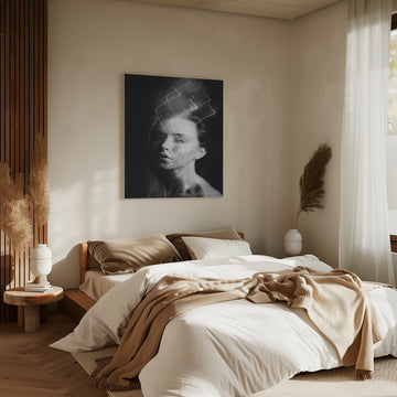 Ethereal Glitter Woman | Canvas - Room Interior 2