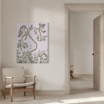 Chinoiserie Bird Blossoms | Canvas - Room Interior 1