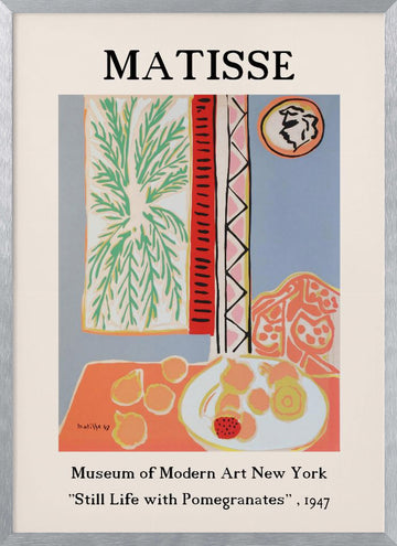 Vibrant Still Life | Poster - Silver Frame Interior