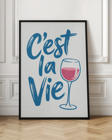 C'est la Vie Wine | Poster - Room Interior 1
