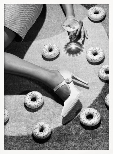 Chic Indulgence Scene | Poster - White Frame Interior
