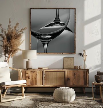 Elegant Glass Reflections | Poster - Room Interior 2
