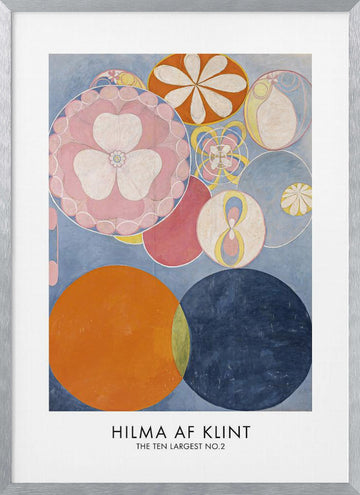 The Ten Largest No.2 Poster | Poster - Silver Frame Interior
