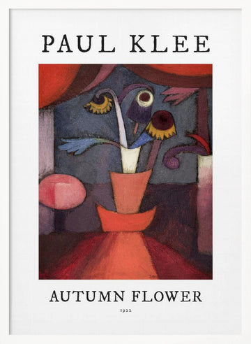 Autumn Flower 1922 | Poster - White Frame Interior