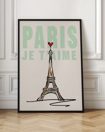 Paris Je T'aime | Poster - Room Interior 1