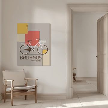 Bauhaus Bicycle Design | Canvas - Room Interior 1