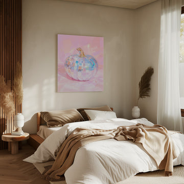 Iridescent Disco Pumpkin | Canvas - Room Interior 2