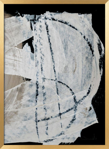 Mind No2 | Poster - Gold Frame Interior