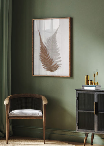 Ethereal Fern Fronds | Poster - Room Interior 2