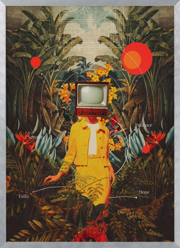 She Came From the Wilderness | Poster - Silver Frame Interior