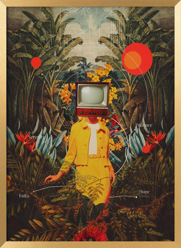 She Came From the Wilderness | Poster - Gold Frame Interior