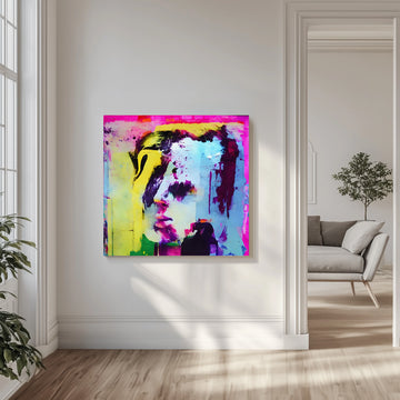Vibrant Pop Expression | Canvas - Room Interior 1