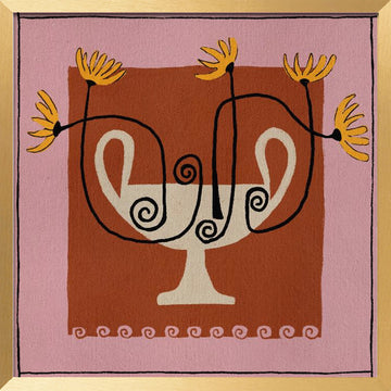 Out of Vase Blooms 12 | Poster - Gold Frame Interior