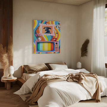 Playful Pop Pet | Canvas - Room Interior 2