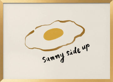 Sunny Side Up | Poster - Gold Frame Interior