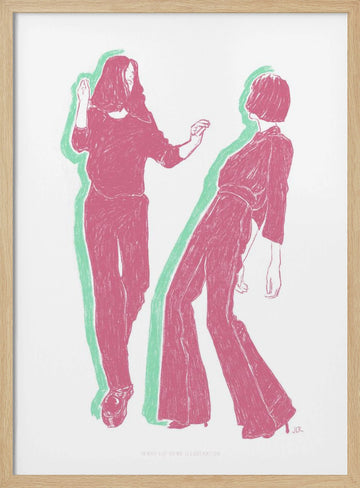 Jlr Dancing3 Copy | Poster - Wood Frame Interior