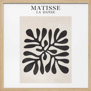Flowing Silhouettes | Poster - Wood Frame Interior
