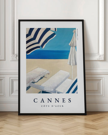 Blue Beach Serenity | Poster - Room Interior 1