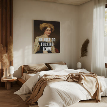Sassy Classical Woman | Canvas - Room Interior 2