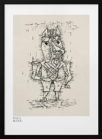  Ass Esel 1925 | Poster - Black Metal Frame Interior